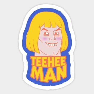 Teehee Man Sticker